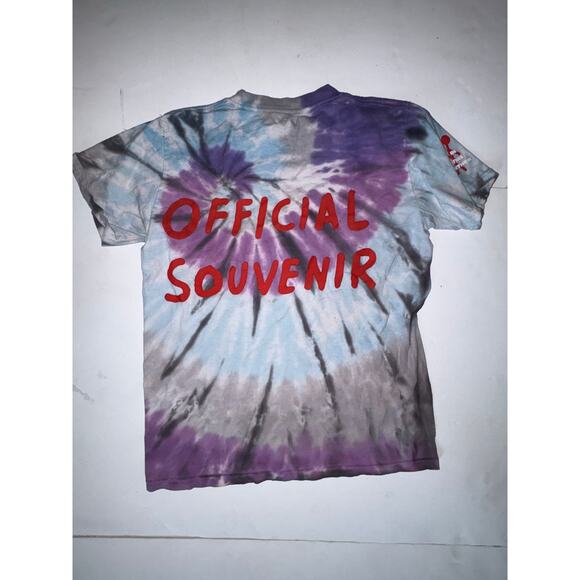 Travis Scott cactus jack Astroworld tour 2019 tie dye medium shirt - Picture 5 of 5